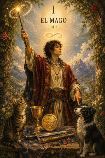 El Mago en el Tarot: significado en el amor, el dinero y la manifestación
