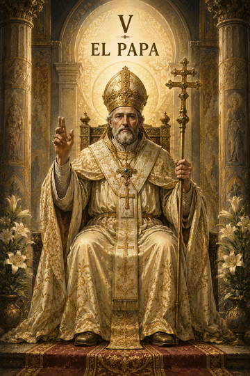 El Papa o Hierofante en el Tarot: amor, fe y significado