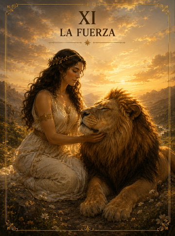 La Fuerza en el Tarot: amor, sexualidad, poder y significado