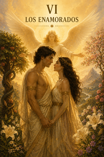 Los Enamorados en el Tarot: amor, decisiones y significado