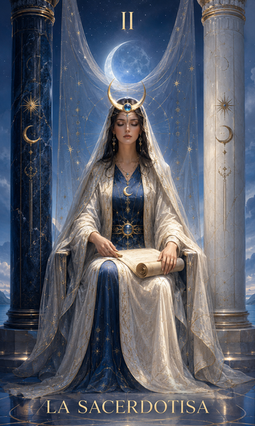 La Sacerdotisa en el Tarot: significado en el amor, la intuición y la espiritualidad